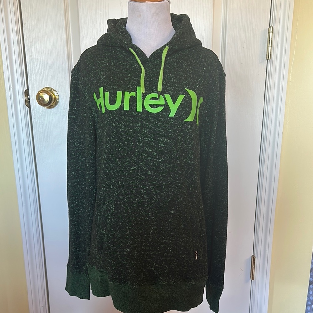 Hurley Green Sweatshirt Hoodie